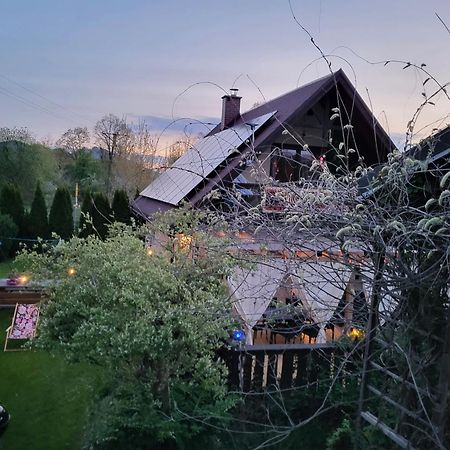 Smyrkowy Dom Z Kominkiem Z Goraca Balia Kolo Karpacza Janowice Wielkie Exterior foto