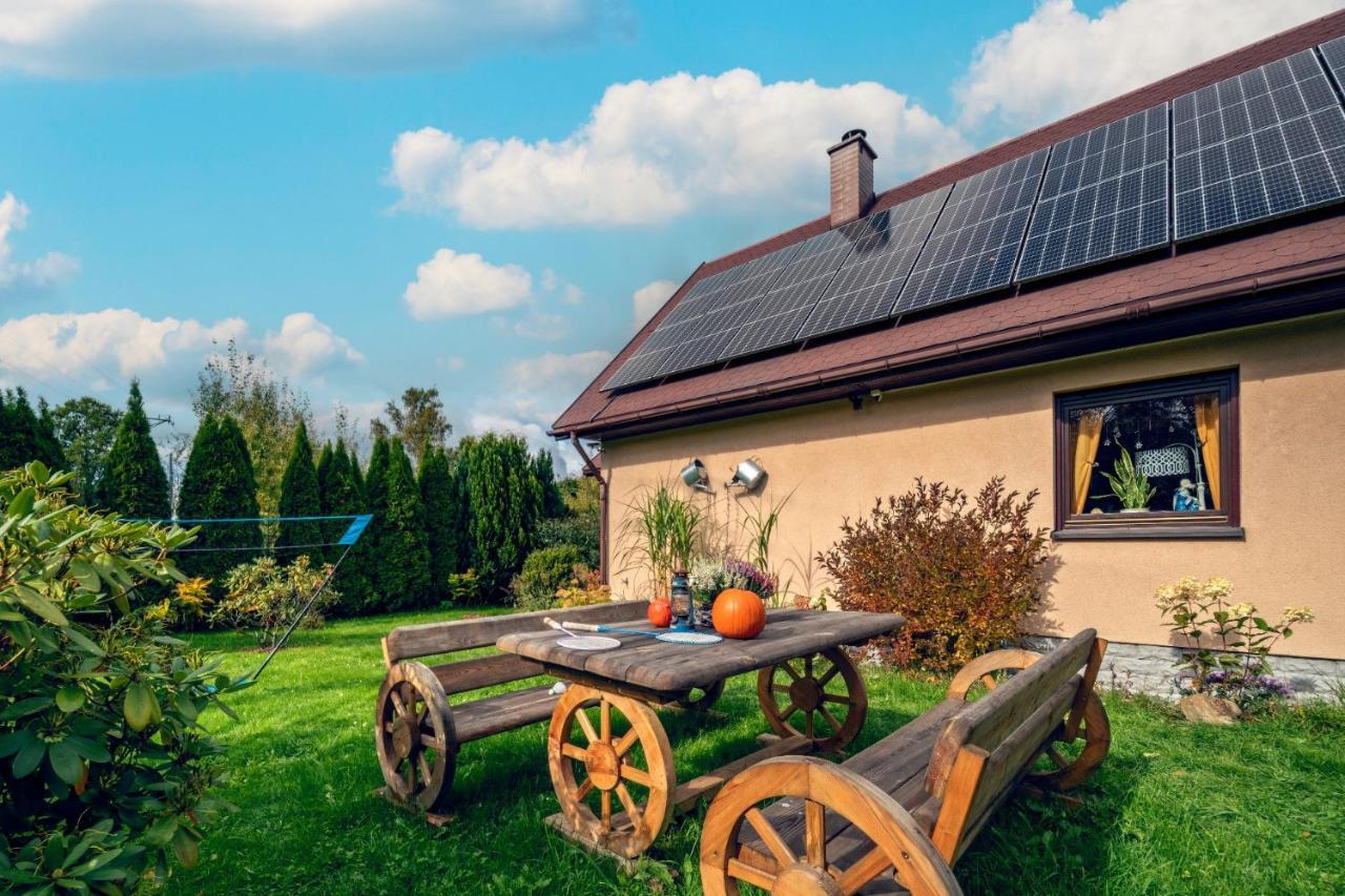 Smyrkowy Dom Z Kominkiem Z Goraca Balia Kolo Karpacza Janowice Wielkie Exterior foto