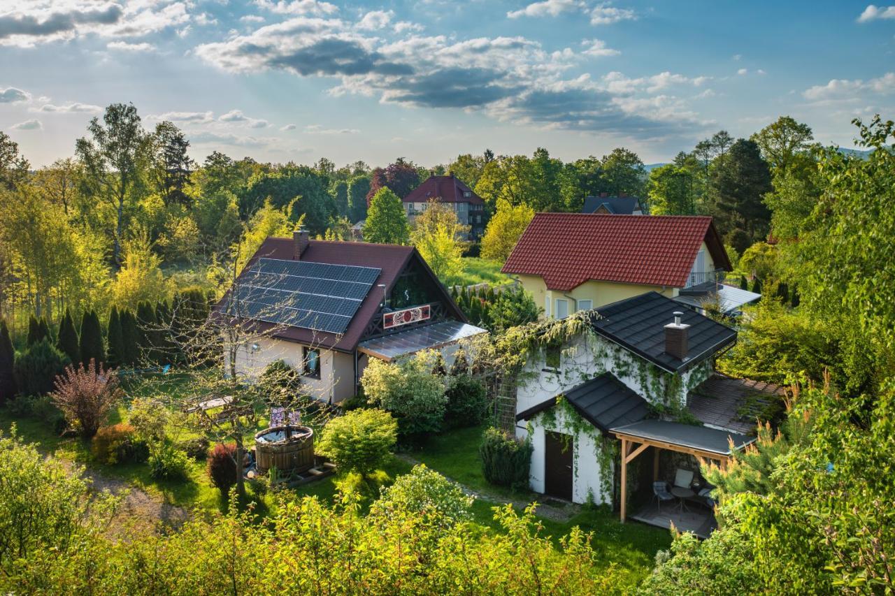 Smyrkowy Dom Z Kominkiem Z Goraca Balia Kolo Karpacza Janowice Wielkie Exterior foto